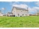 Spacious backyard with ample space for outdoor activities and backyard gatherings at 2209 Foxfire Ct, Greenfield, IN 46140