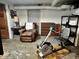 Versatile basement space with room for a lounge area or fitness equipment, ready for personalized updates and decor at 303 S Walnut St, Edinburgh, IN 46124