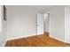 Bedroom with hardwood floors, and neutral paint at 3104 S Pisgah Way, Columbus, IN 47203