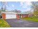 Brick ranch-style home with a well maintained lawn, attached garage, and an asphalt driveway at 3104 S Pisgah Way, Columbus, IN 47203