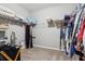 Spacious walk-in closet with ample shelving and hanging storage at 3254 S Ansley Dr, New Palestine, IN 46163