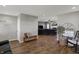 Bright and airy living space with wood floors and a view into dining area at 3940 E 600 N, Columbus, IN 47203