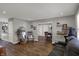 Spacious living area with wood floors, neutral walls, and an open layout at 3940 E 600 N, Columbus, IN 47203