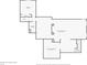 Basement floor plan showing finished basement space and bathroom at 5130 Melbourne Pl, Zionsville, IN 46077