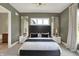 Bedroom featuring a high headboard bed, natural light from the windows, and bedside tables with lamps at 5130 Melbourne Pl, Zionsville, IN 46077