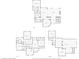 Floor plans for the home on floor 1, floor 2, and basement at 5130 Melbourne Pl, Zionsville, IN 46077