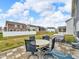 Beautiful backyard with paver patio and room for outdoor dining at 5788 Terracotta Trce, McCordsville, IN 46055