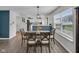 Charming dining area with a wooden table, seating for four, and natural light at 5788 Terracotta Trce, McCordsville, IN 46055