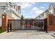 Secured community entrance with a private gated entrance, ensuring safety and privacy for residents at 634 N Senate Ave, Indianapolis, IN 46202