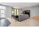 Open living space with hardwood floors, natural light, and comfortable seating at 634 N Senate Ave, Indianapolis, IN 46202