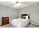 Well-lit bedroom with plush carpeting and neutral-toned walls at 661 Overcup St, Westfield, IN 46074