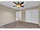Bedroom with a closet and carpeted flooring at 7854 Crooked Meadows Dr, Indianapolis, IN 46268