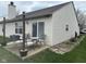 Backyard with patio, outdoor furniture, and sliding door at 7916 Begonia Ct, Indianapolis, IN 46113
