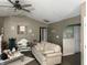 Comfortable living room showcasing decor, a neutral sofa, and a welcoming atmosphere at 7916 Begonia Ct, Indianapolis, IN 46113