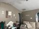 Living room showcasing decor, a neutral sofa, and a welcoming atmosphere with neutral paint at 7916 Begonia Ct, Indianapolis, IN 46113