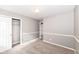 Bedroom with closet and wainscotting at 10516 Beacon Ln, Indianapolis, IN 46256