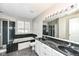 The spacious bathroom features a double vanity, soaking tub, and glass shower at 10944 Echo Trl, Indianapolis, IN 46236