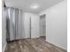 Finished basement area featuring vinyl floors and neutral paint at 1512 Tipton Ln, Columbus, IN 47201