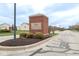 Neighborhood entrance with a brick sign reading 'Sonoma' and well-manicured landscaping at 16963 Southall Dr, Westfield, IN 46074