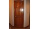 Wood six-panel door with gold colored knob and hardware at 1915 Barbie Ct, Franklin, IN 46131