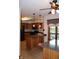 Eat-in kitchen featuring stainless steel appliances, and modern lighting at 1915 Barbie Ct, Franklin, IN 46131