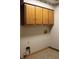 Laundry room with overhead cabinets and hookups at 1915 Barbie Ct, Franklin, IN 46131