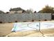 Backyard swimming pool area with a safety cover in place at 1915 Barbie Ct, Franklin, IN 46131