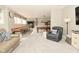 Spacious basement featuring a billiards table, and comfortable seating area at 2004 Caledonian Ct, Greenwood, IN 46143