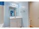 Bathroom with a vanity and a mirror at 20107 Marie Ct, Noblesville, IN 46062