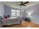 Inviting bedroom featuring a ceiling fan and lots of natural light at 20107 Marie Ct, Noblesville, IN 46062
