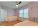 Charming bedroom with two beds, ceiling fan and natural light at 20107 Marie Ct, Noblesville, IN 46062