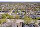 Beautiful aerial view showcasing a neighborhood with mature trees and well-maintained homes at 2349 N Delaware St, Indianapolis, IN 46205
