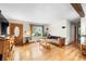 Inviting living room with hardwood floors and natural light at 301 Lancelot Dr, Franklin, IN 46131