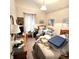 Bedroom featuring a comfortable bed, soft lighting, and decor at 3259 Eddy Ct, Indianapolis, IN 46214