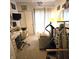 A functional bedroom with a desk, chair, and good lighting at 3259 Eddy Ct, Indianapolis, IN 46214