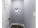 Unfinished laundry room area with hookups, ready for customization at 337 E Minnesota St, Indianapolis, IN 46225