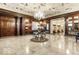 Ornate lobby featuring paneled walls, a crystal chandelier, and a marble floor at 350 N Meridian St # 205, Indianapolis, IN 46204