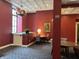 Elegant community lounge area with stylish seating, chandelier lighting and large windows at 350 N Meridian St # 205, Indianapolis, IN 46204