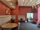 Elegant community lounge area with stylish seating, chandelier lighting and large windows at 350 N Meridian St # 205, Indianapolis, IN 46204