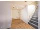 Basement offers stairs to the main floor, and some storage possibilities at 3510 Chamberlin Dr, Indianapolis, IN 46237