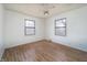 Bedroom with bright light and fan at 3510 Chamberlin Dr, Indianapolis, IN 46237