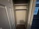 Walk-in closet features shelving and a hanging rod at 3519 N Whitcomb Ave, Indianapolis, IN 46224