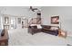 Spacious living room with tall ceilings, plush carpet, and a cozy sectional sofa at 3856 Cornwallis Ln, Carmel, IN 46032