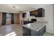 A modern kitchen with a breakfast bar and stylish finishes, great for entertaining at 4744 Whirlaway Dr, Indianapolis, IN 46237