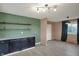 Living area with modern gray cabinets at 4744 Whirlaway Dr, Indianapolis, IN 46237