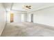 Large bedroom with neutral walls, carpet and two doorways at 4747 Summit Lake Pl, Indianapolis, IN 46239