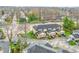 Aerial view of townhomes showcasing the community layout and surrounding neighborhood at 6059 S Bay Dr, Indianapolis, IN 46250