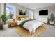 Serene bedroom with natural light, cozy decor, and ample closet space at 6059 S Bay Dr, Indianapolis, IN 46250