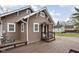 Backyard view with a spacious deck, perfect for outdoor entertaining at 6158 Ralston Ave, Indianapolis, IN 46220