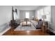 Comfortable living room with a large window and stylish furniture arrangement at 6158 Ralston Ave, Indianapolis, IN 46220